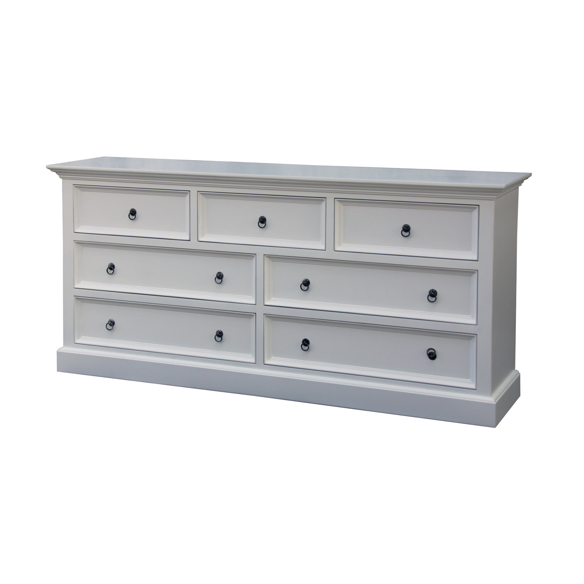 White 7-Drawer Dresser